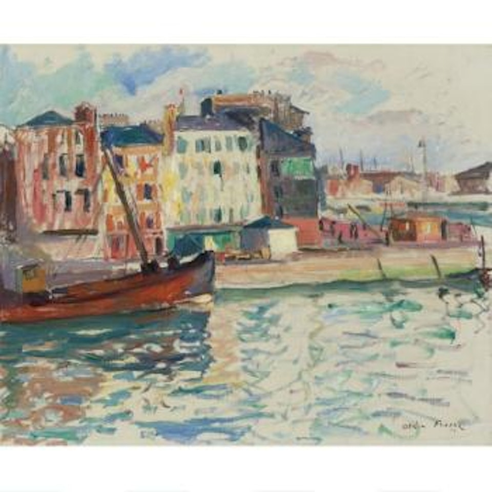 Le Port D'honfleur by Othon Friesz