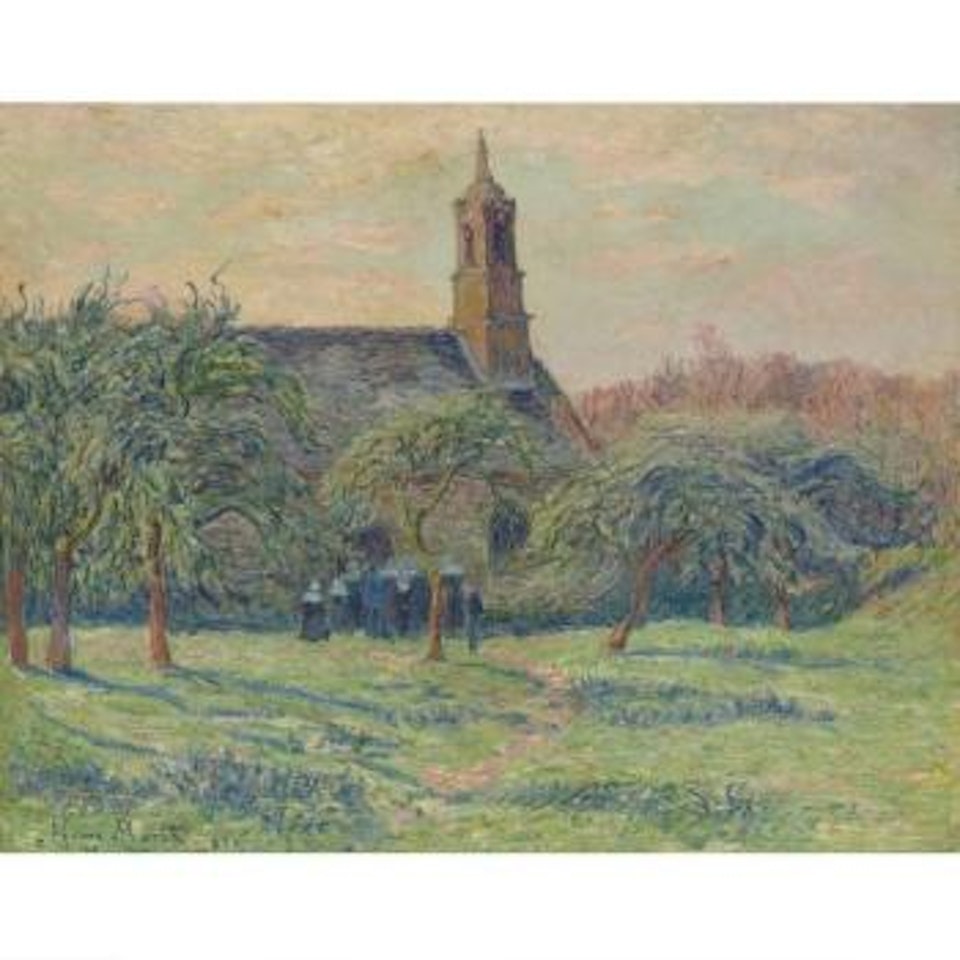 Une Église En Clohars-carnoët by Henry Moret