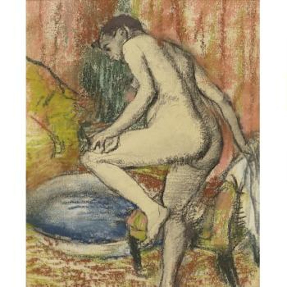 Femme S'essuyant Après Le Bain by Edgar Degas