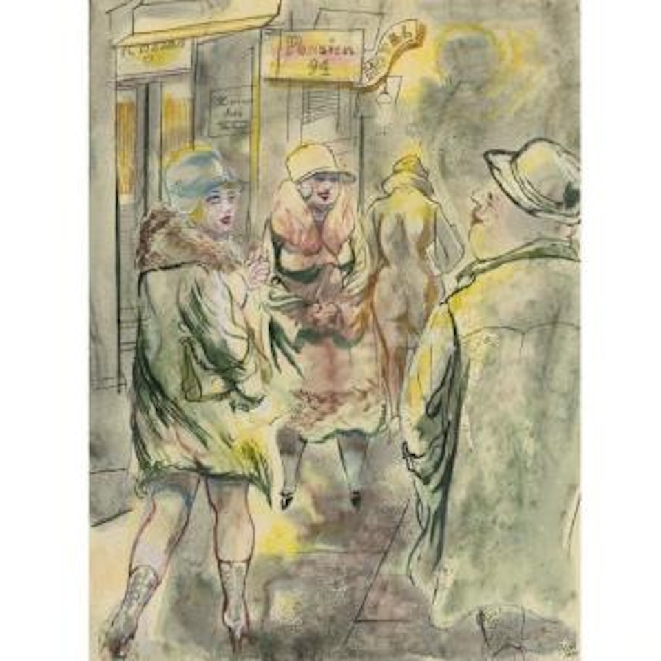 Strassenszene, Berlin by George Grosz