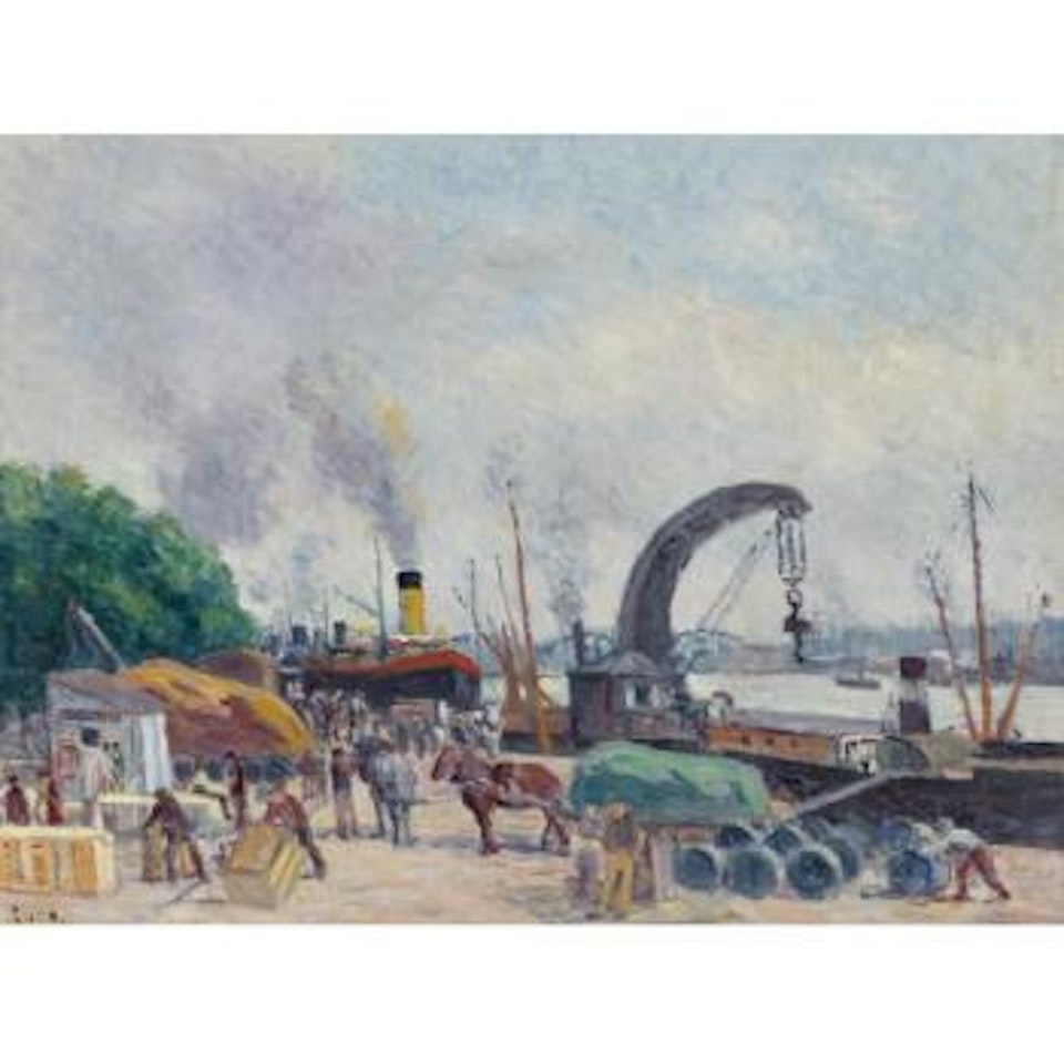 Le Quai De Bercy by Maximilien Luce