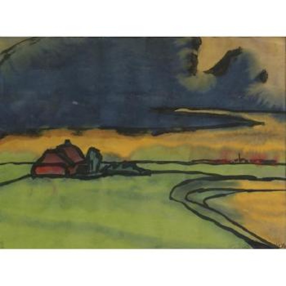 Marschlandschaft Um Utenwarf by Emil Nolde