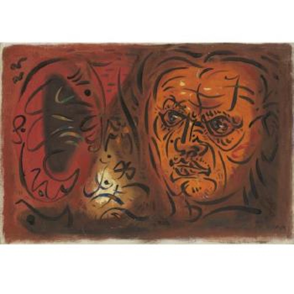 Autoportrait À L'enfer by André Masson