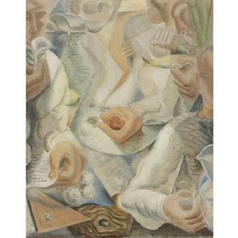 Hommes Autour D'une Table by André Masson