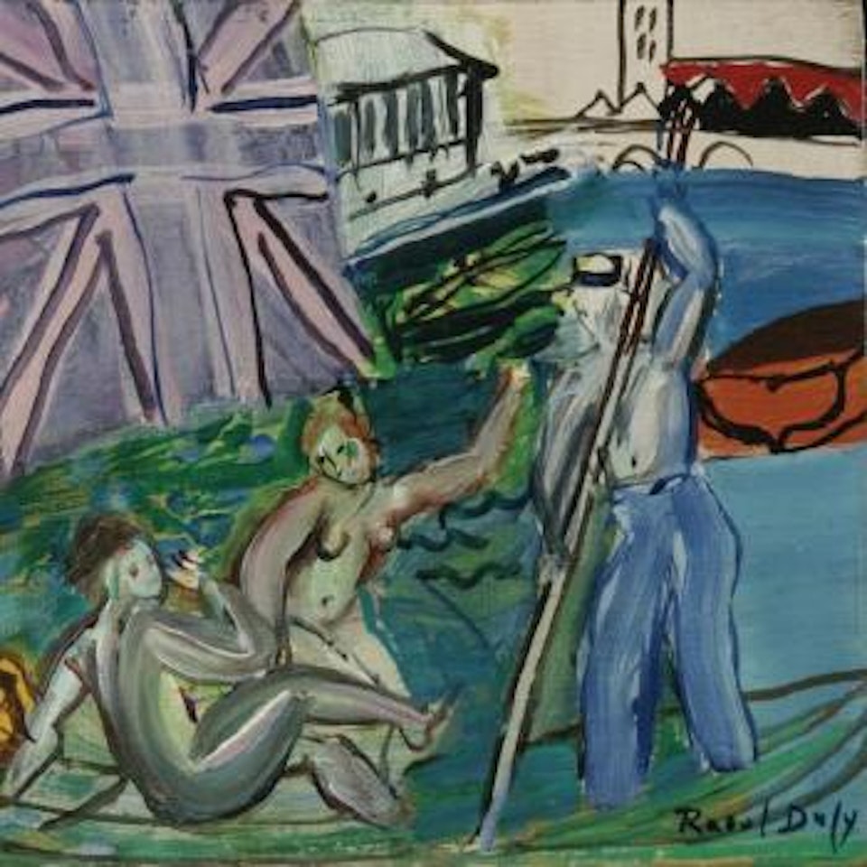 Canotiers Sur La Tamise by Raoul Dufy