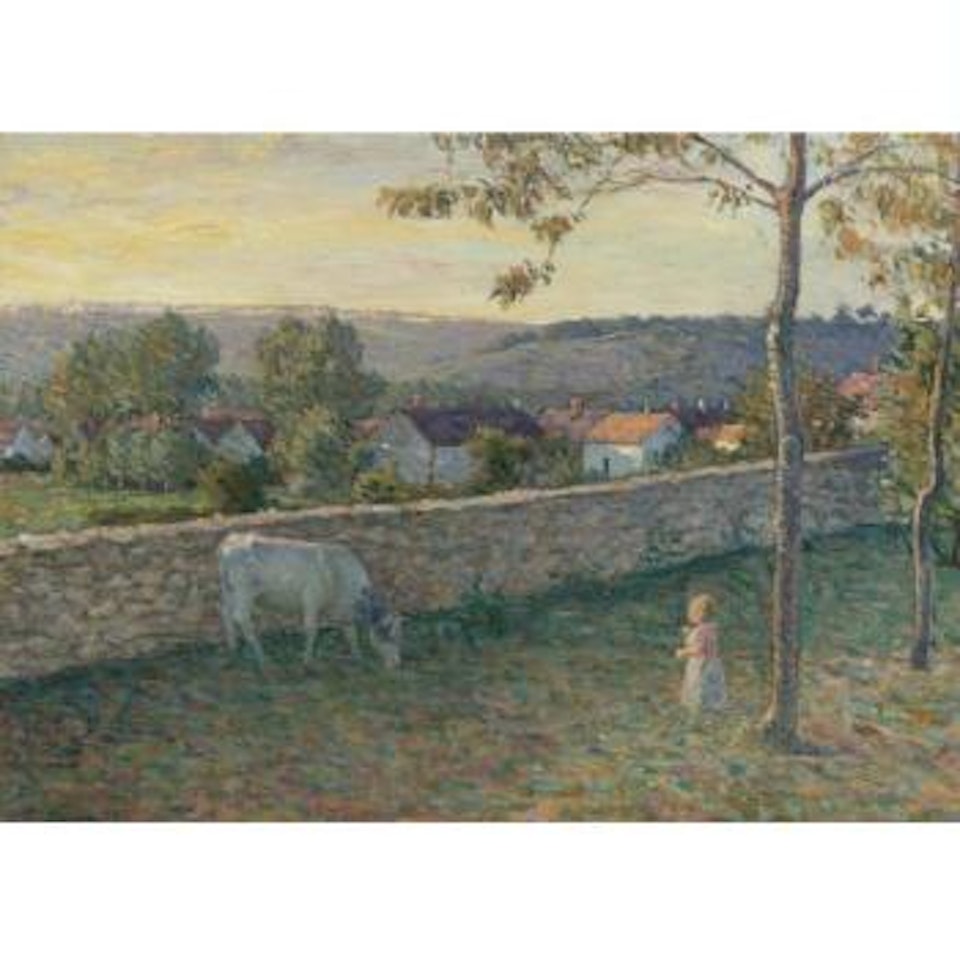 L'enfant Dans Le Pré À Pierrefonds by Henri Lebasque