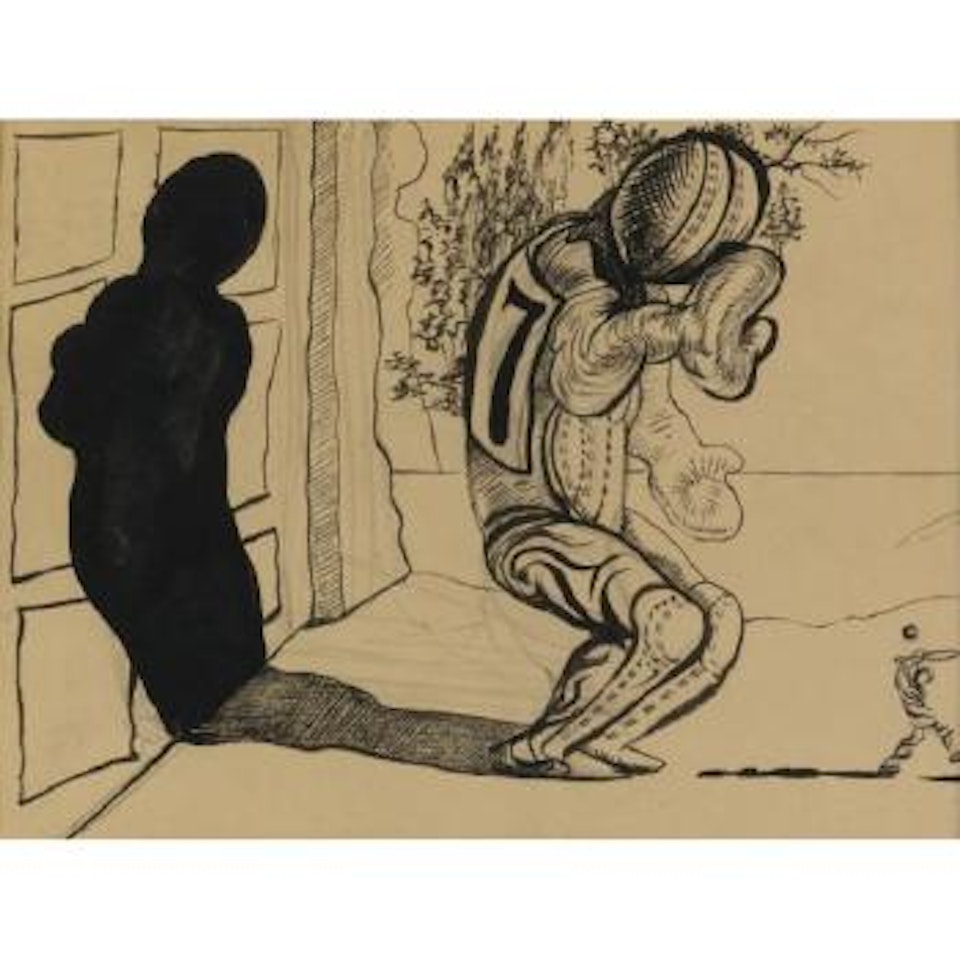 L'oeuvre Et L'homme (Study For Walt Disney's Destino: Baseball Player) by Salvador Dali