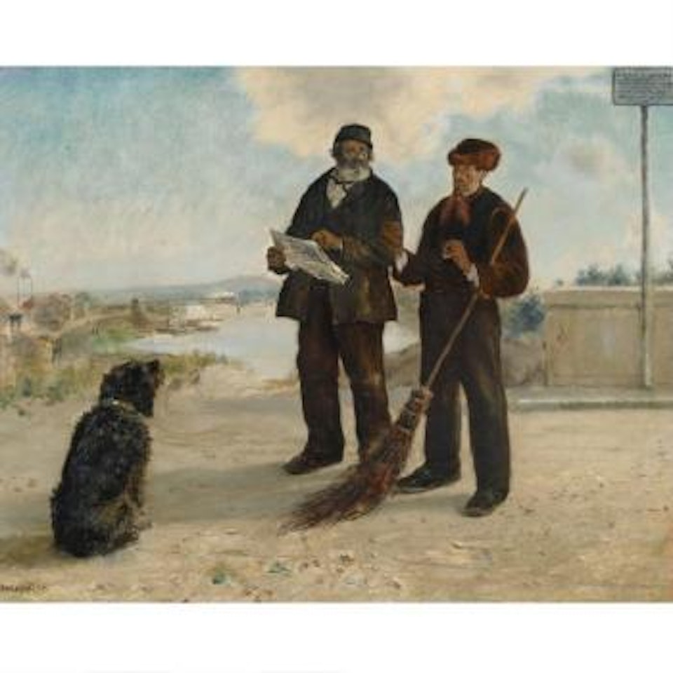 La Gazette D'asnières by Jean Francois Raffaelli