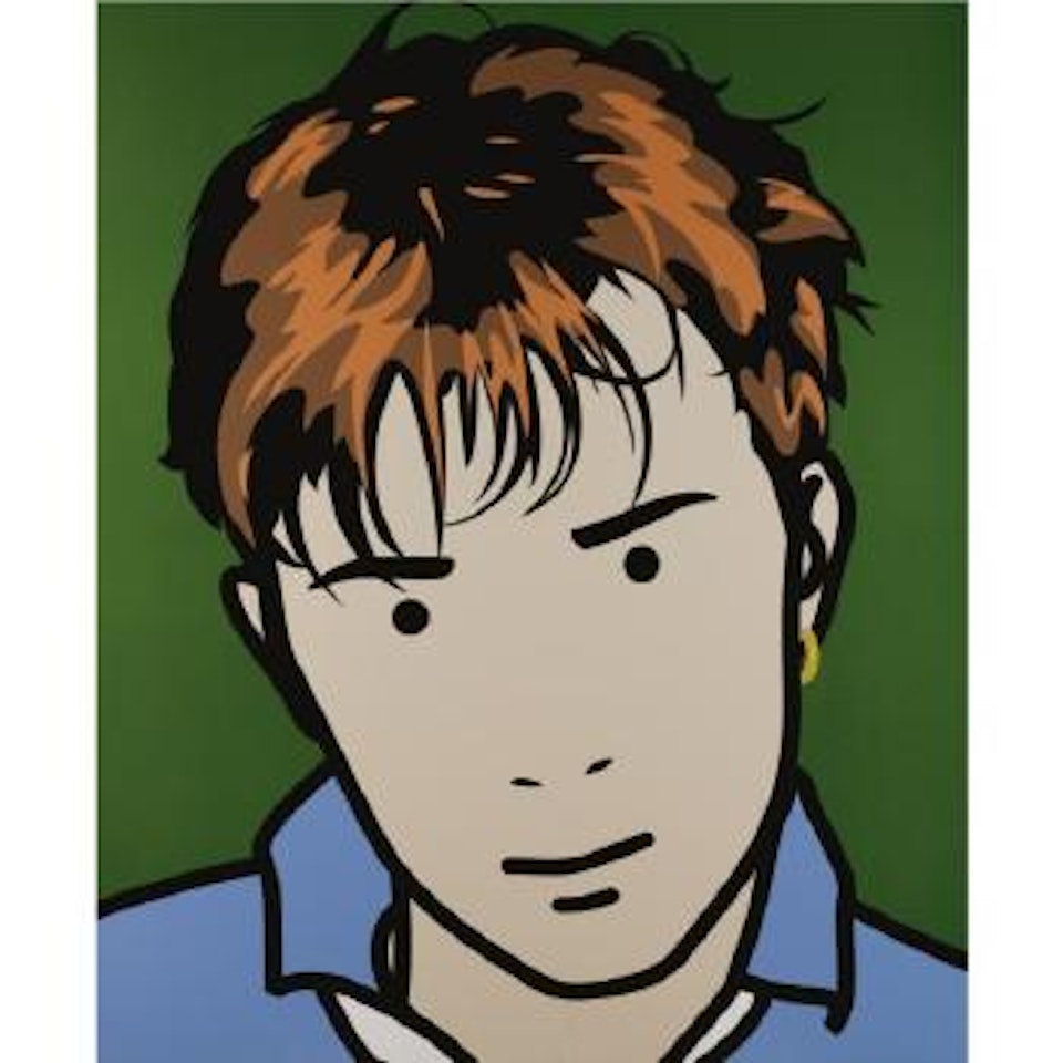 Damon, Singer by Julian Opie