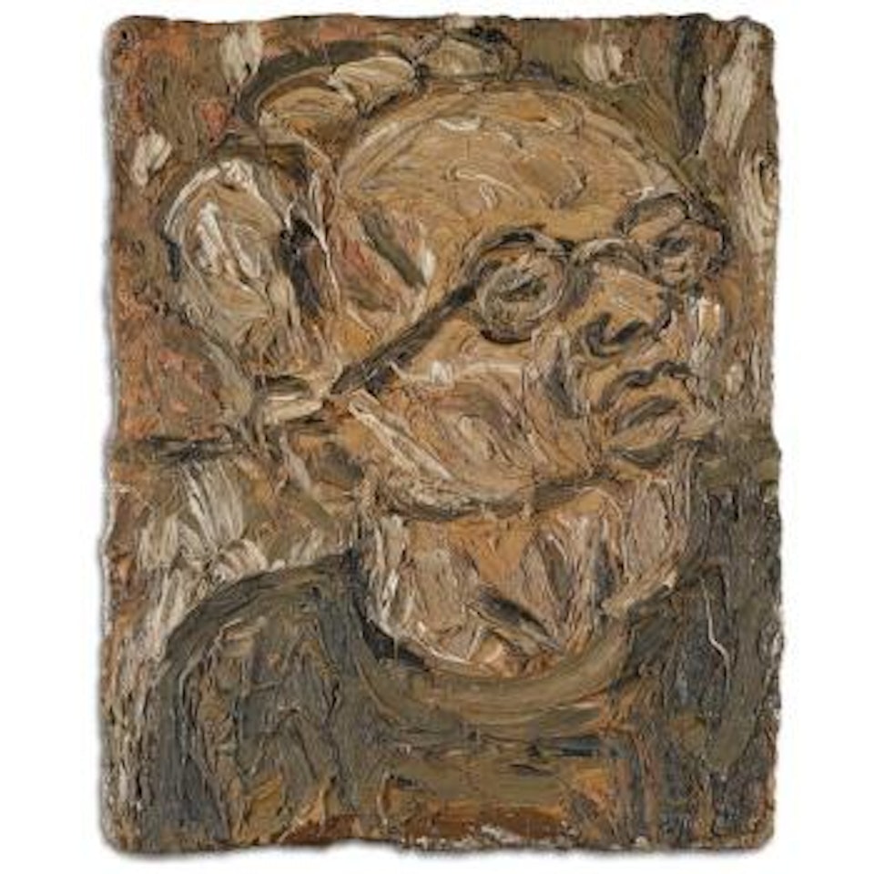 Head Of Chaim by Leon Kossoff