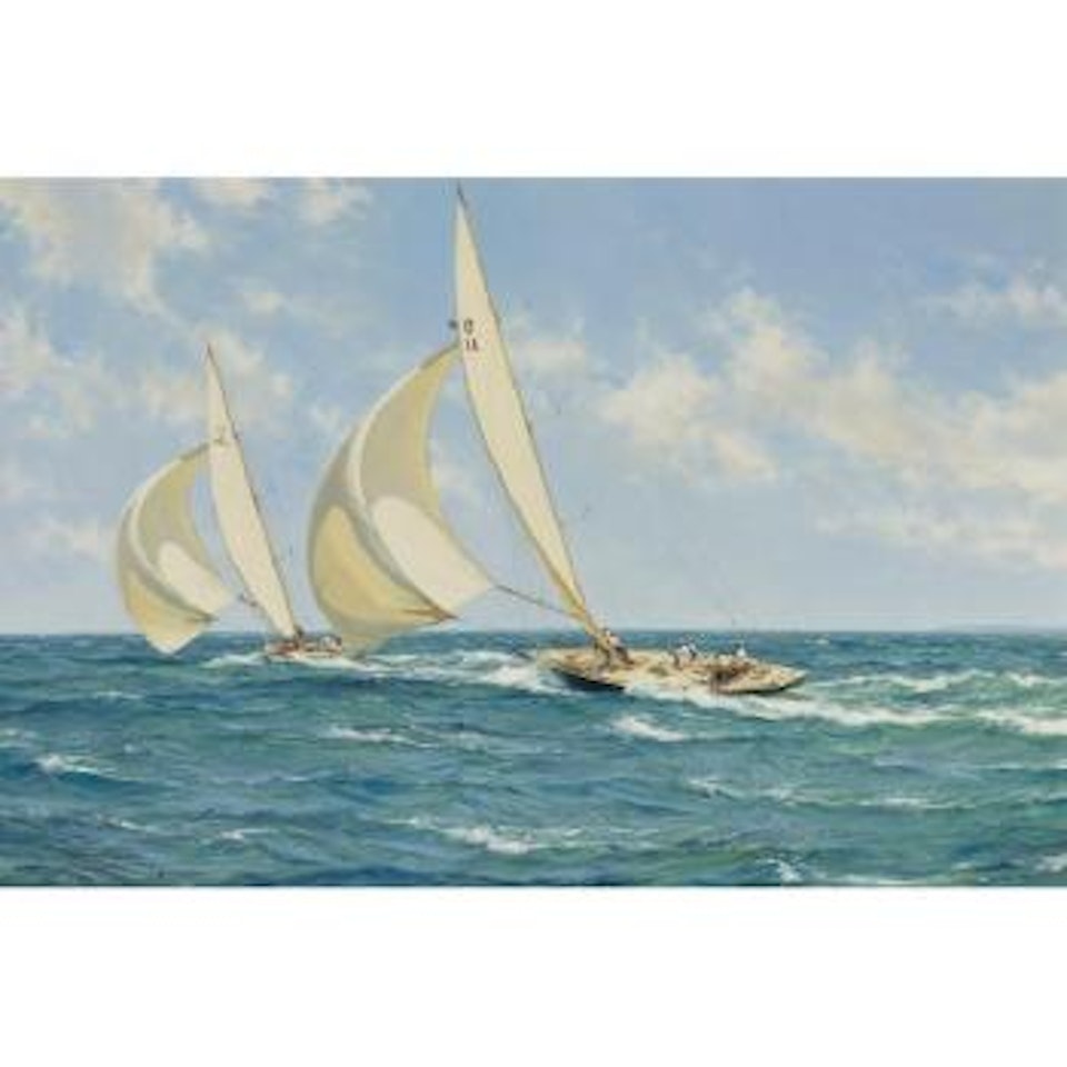 The Sporting Contest by Montague Dawson