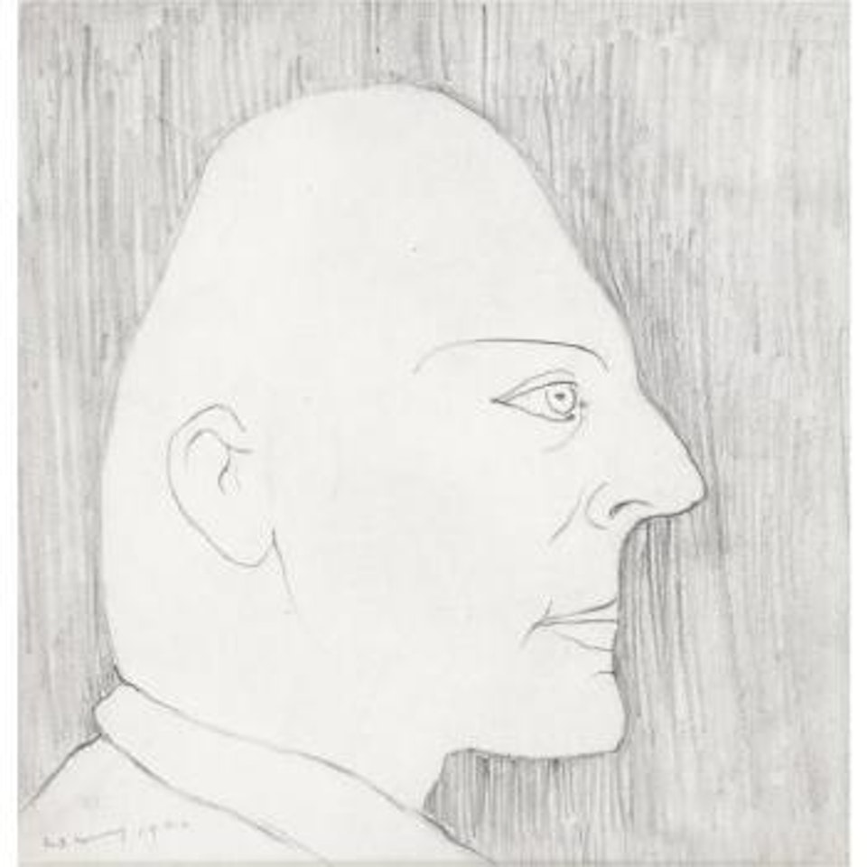 Head Of A Man by Laurence Stephen Lowry