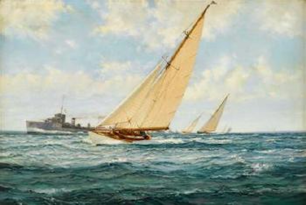 Passing shadows by Montague Dawson