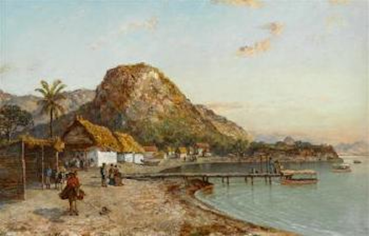 Jamaican coastal scene by Ralph Albert Blakelock