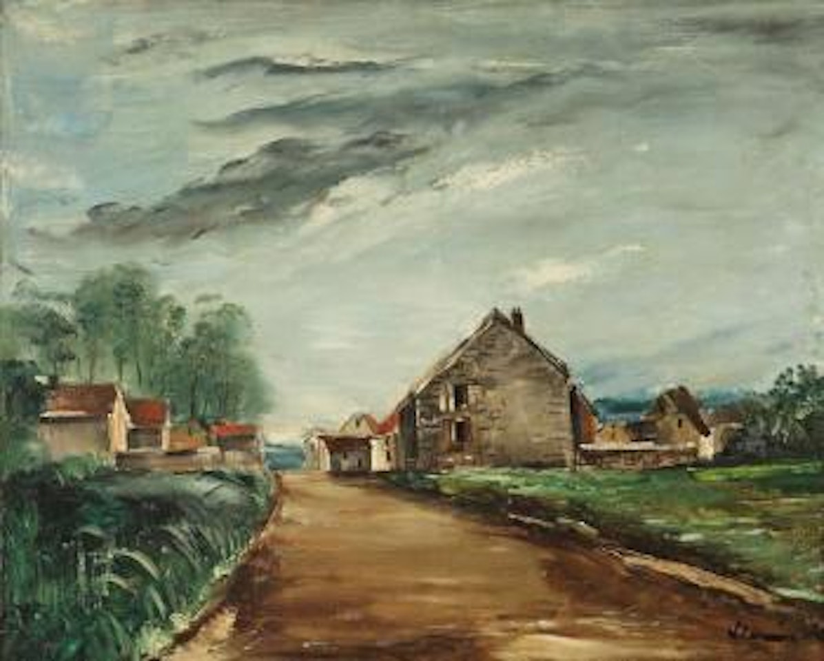 Village le matin by Maurice de Vlaminck