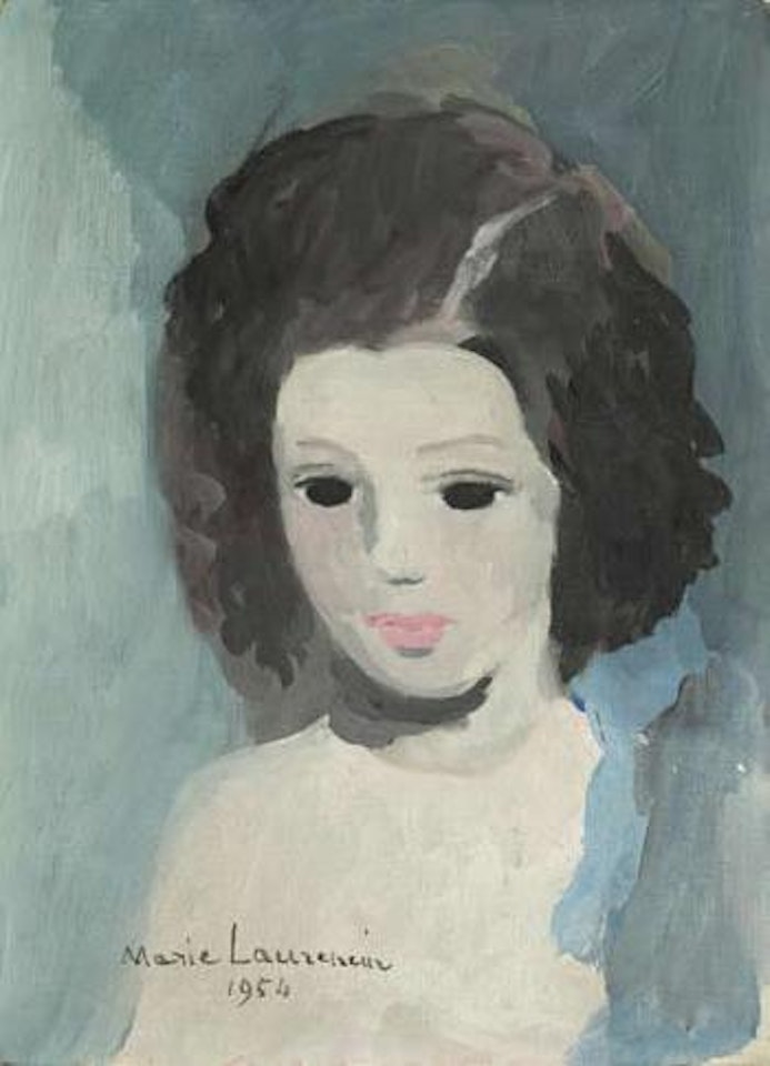 Portrait de Mademoiselle C.G. by Marie Laurencin
