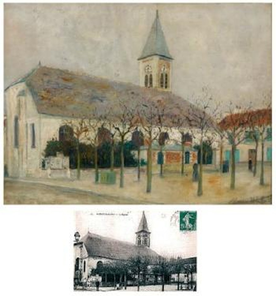 L'église de Montmagny (Val d'Oise) by Maurice Utrillo