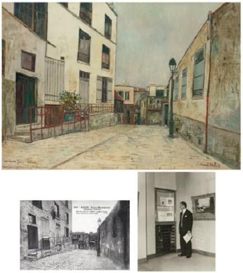 Impasse trainée à Montmartre by Maurice Utrillo