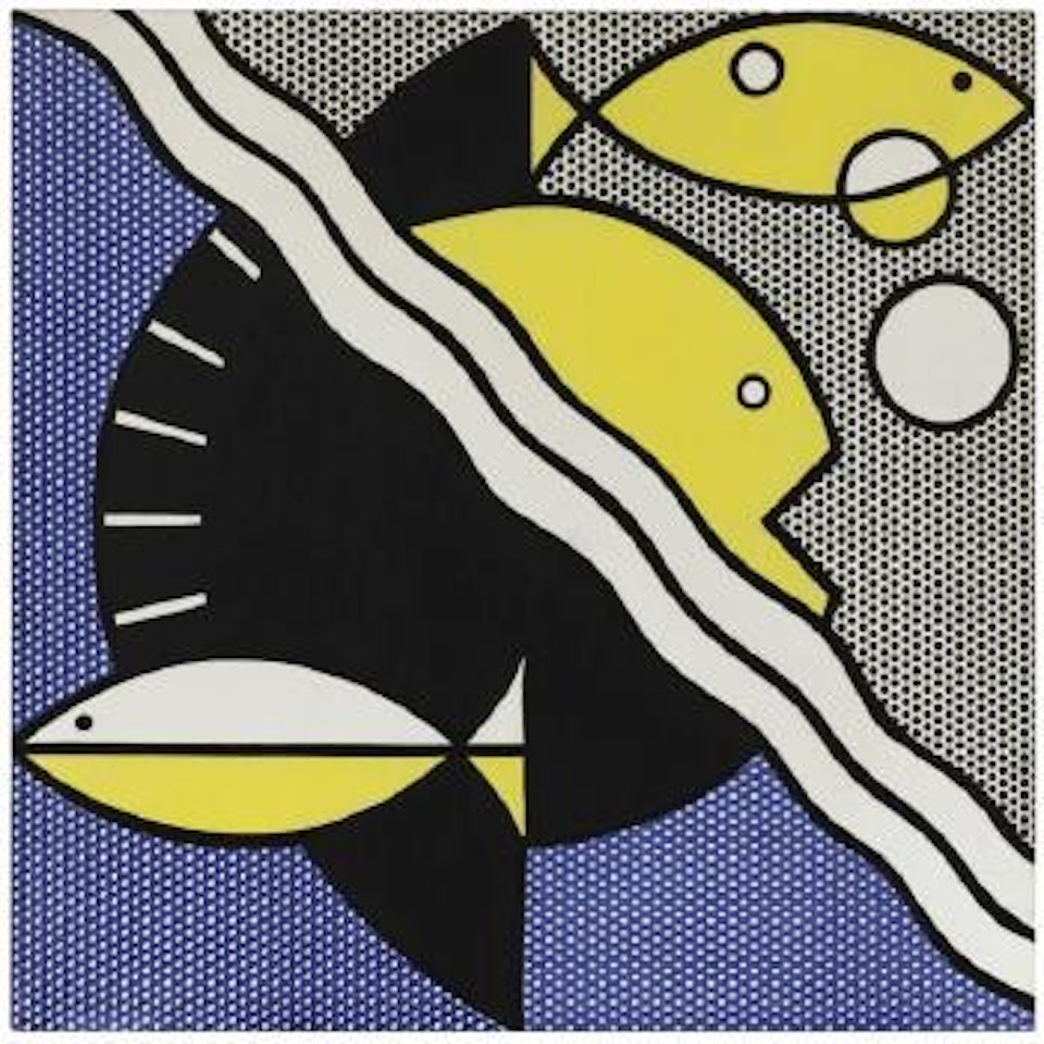 Modern Painting With Fishes by Roy Lichtenstein
