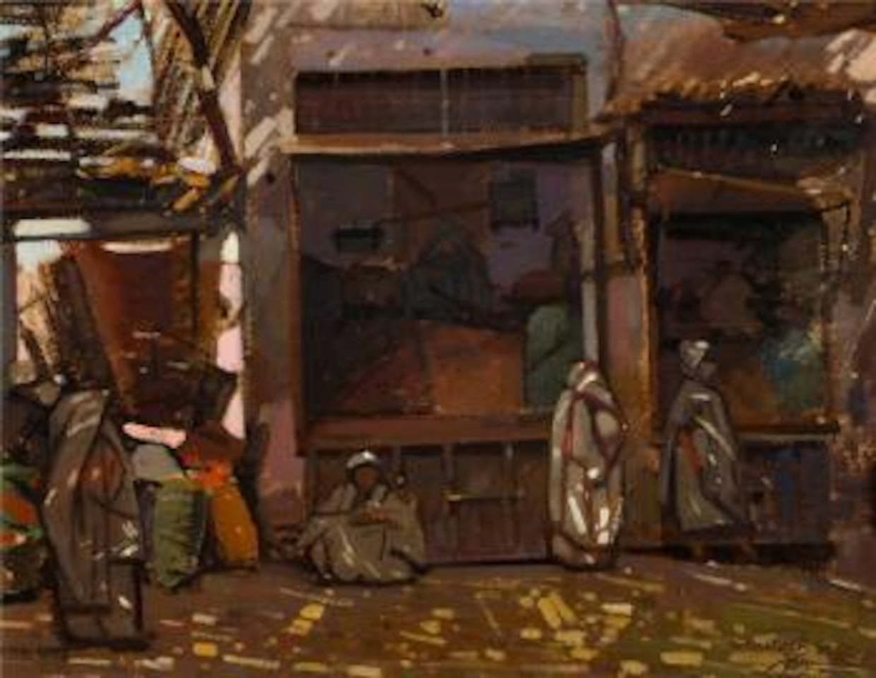 Souk Dabachi à Marrakech by Jacques Majorelle