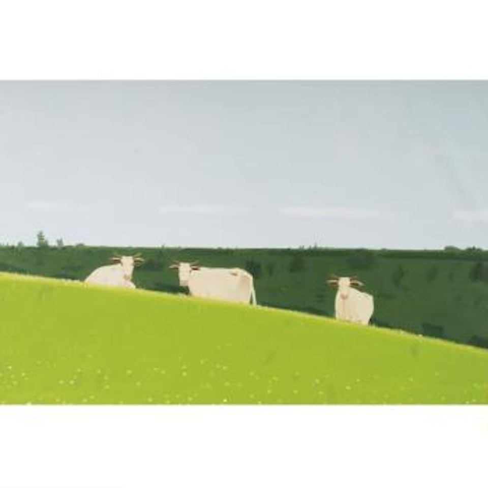 Three Cows by Alex Katz