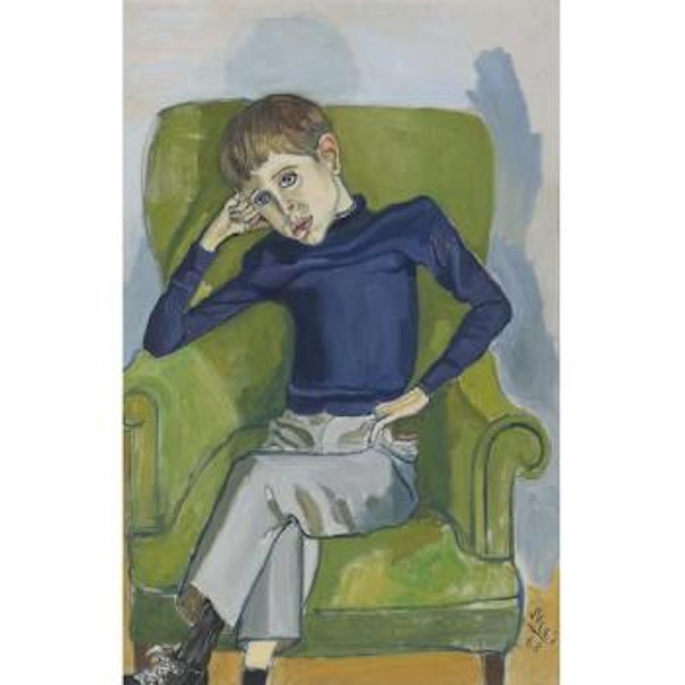 Portrait Of David Brody by Alice Neel