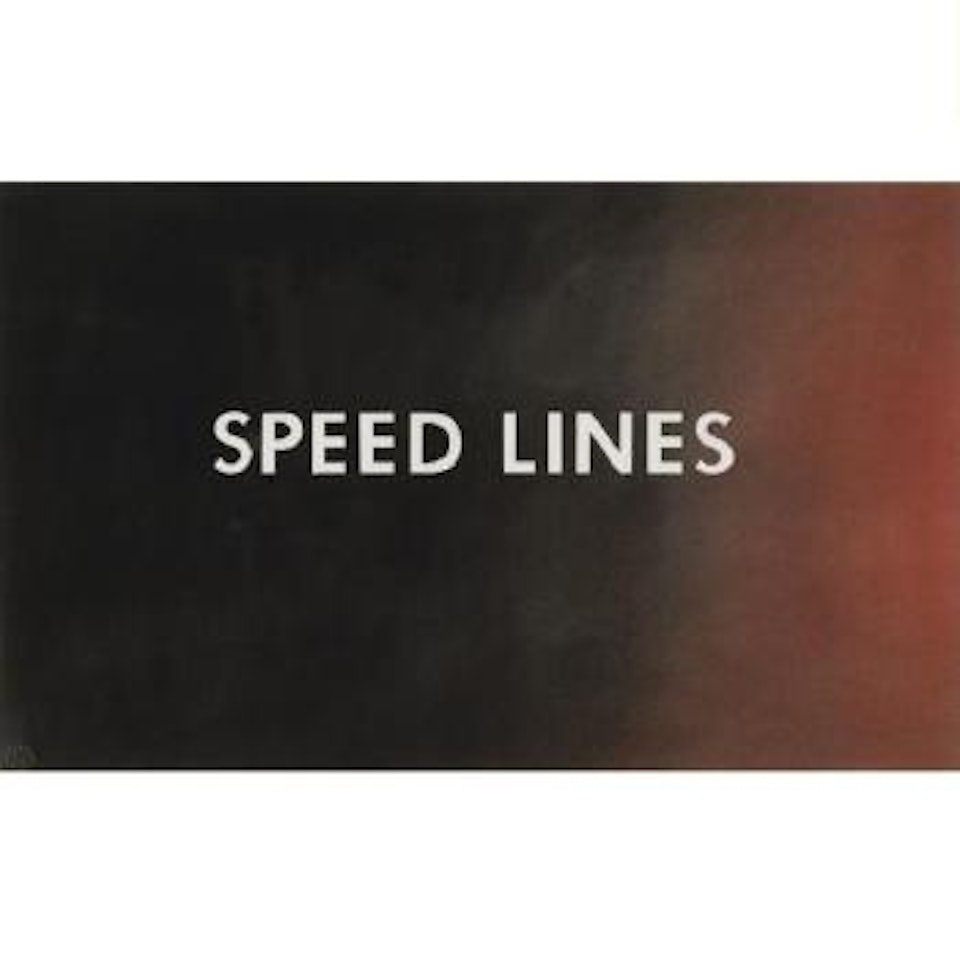 Speed Lines by Ed Ruscha