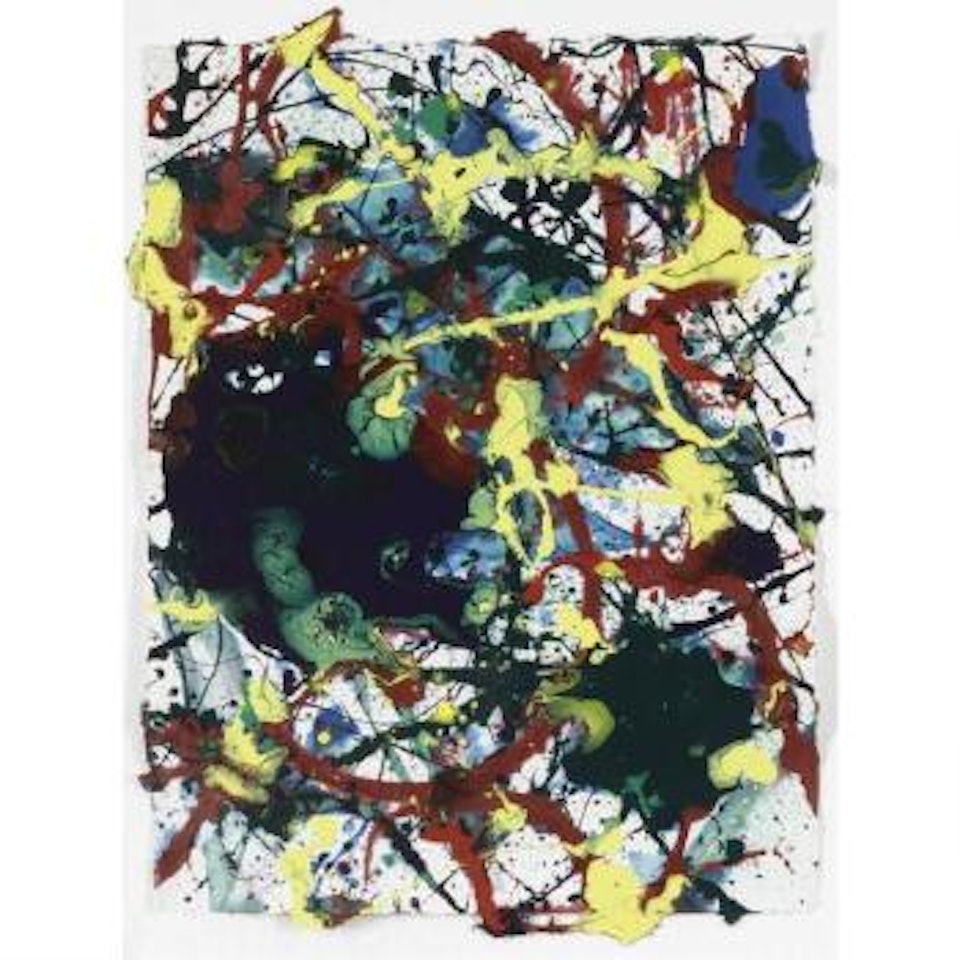 Majesty Loves Beauty by Sam Francis