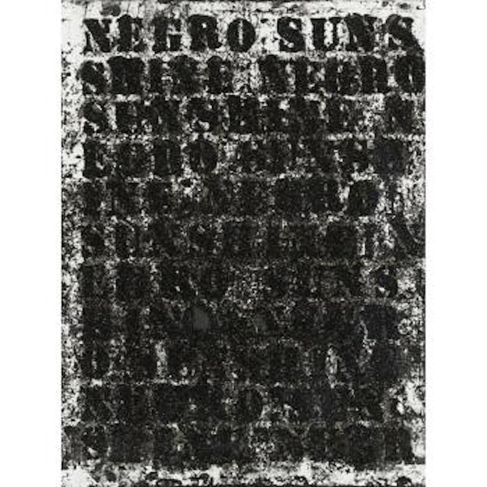 Study For Negro Sunshine #28 by Glenn Ligon