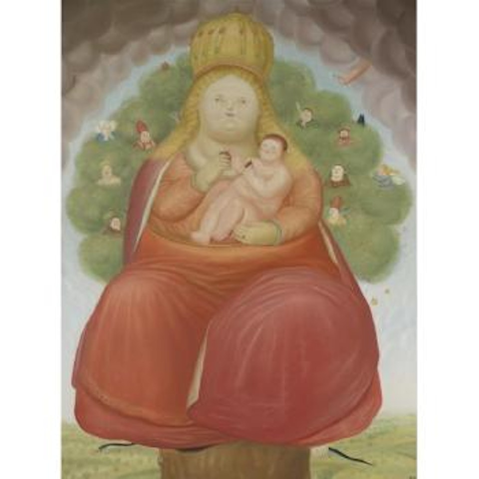 Nuestra Señora De Cajicá by Fernando Botero