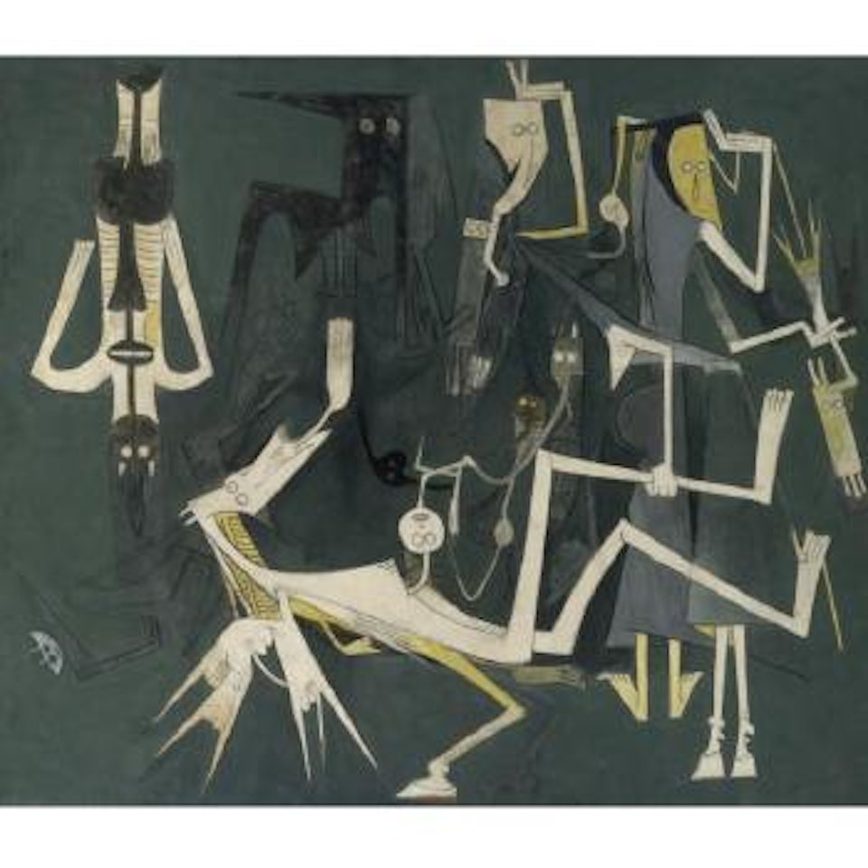 Les Abalochas Dansent Pour Dhambala, Dieu De L'unité by Wifredo Lam