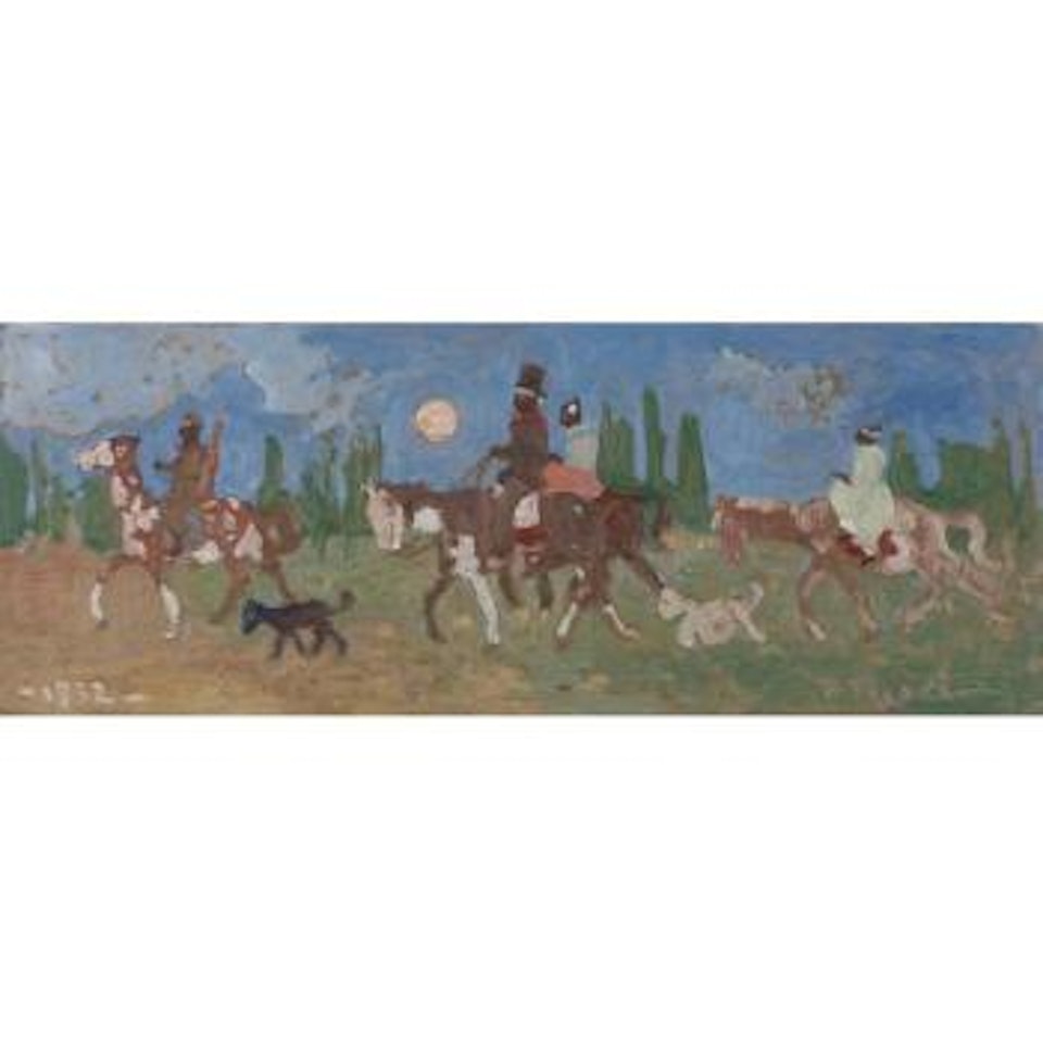 A La Fiesta by Pedro Figari
