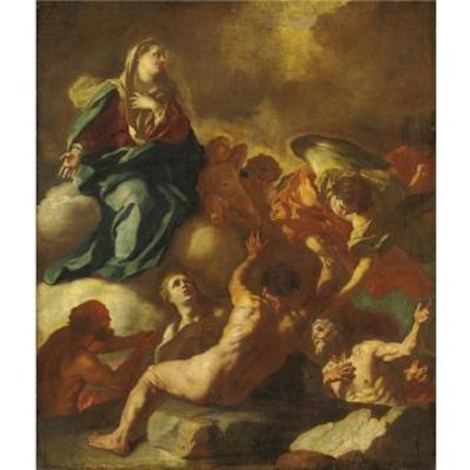 La Vergine E Le Anime Del Purgatorio by Francesco de Mura