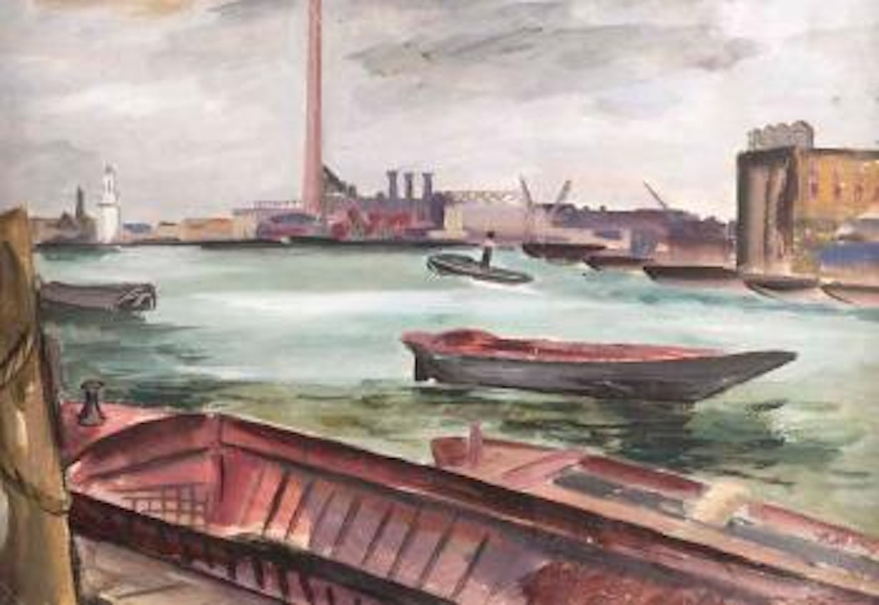 Docklands, Dublin by Norah McGuinness