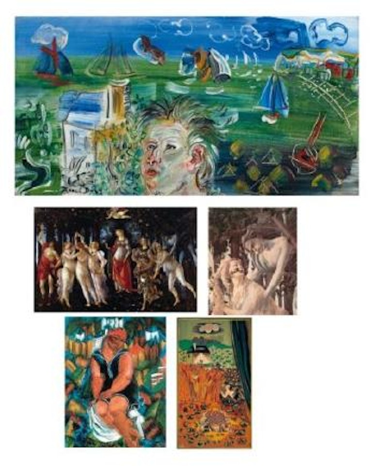 Autoportrait à Sainte-Adresse by Raoul Dufy