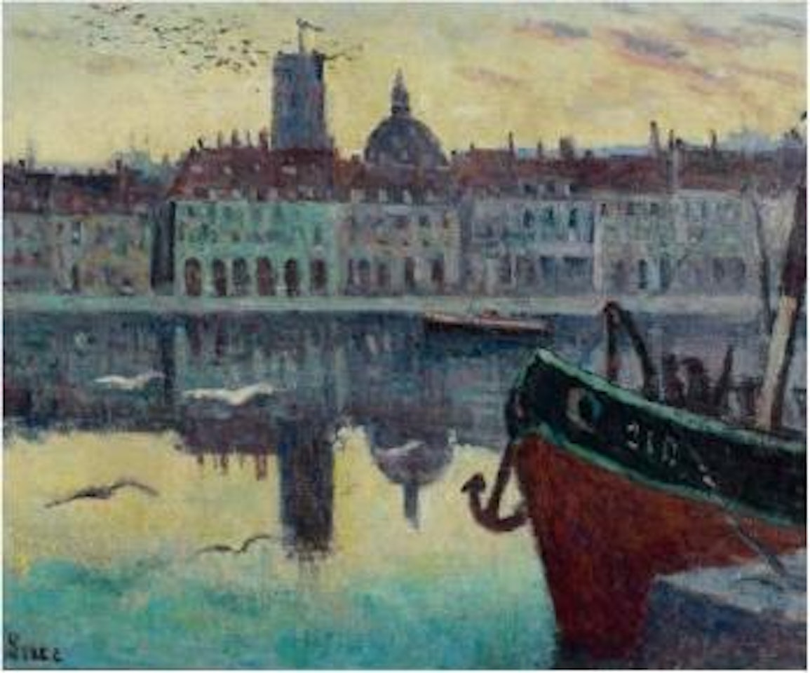 Port de Dieppe by Maximilien Luce