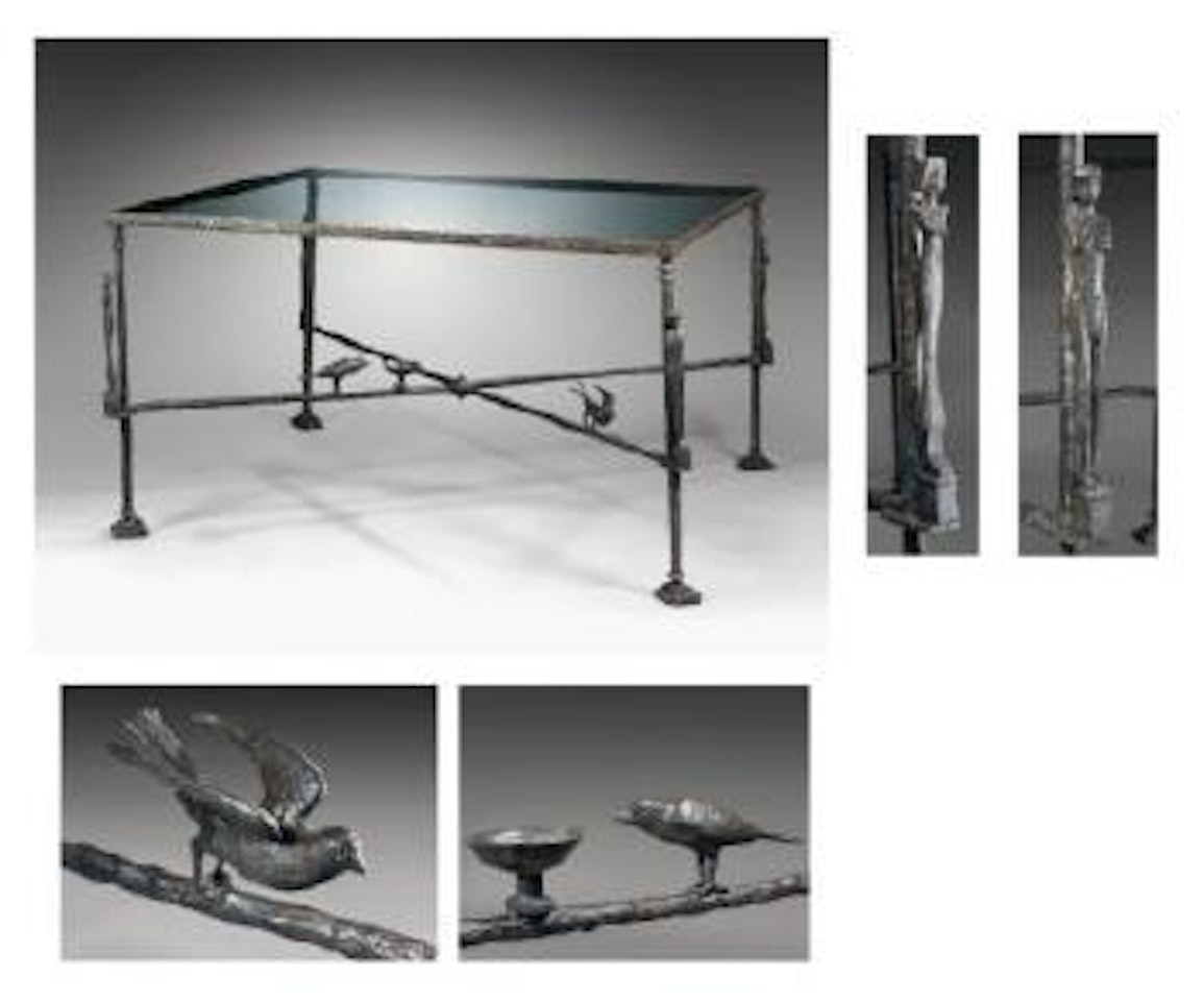 Table aux caryatides by Diego Giacometti