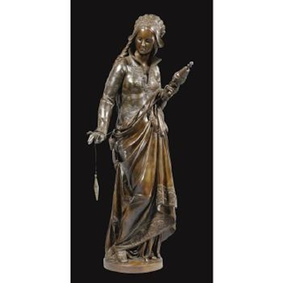 La Fileuse by Albert-Ernest Carrier-Belleuse
