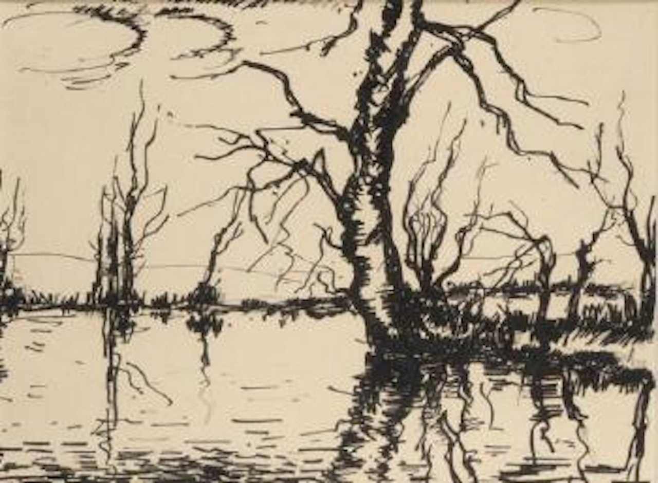 L'inondation by Maurice de Vlaminck