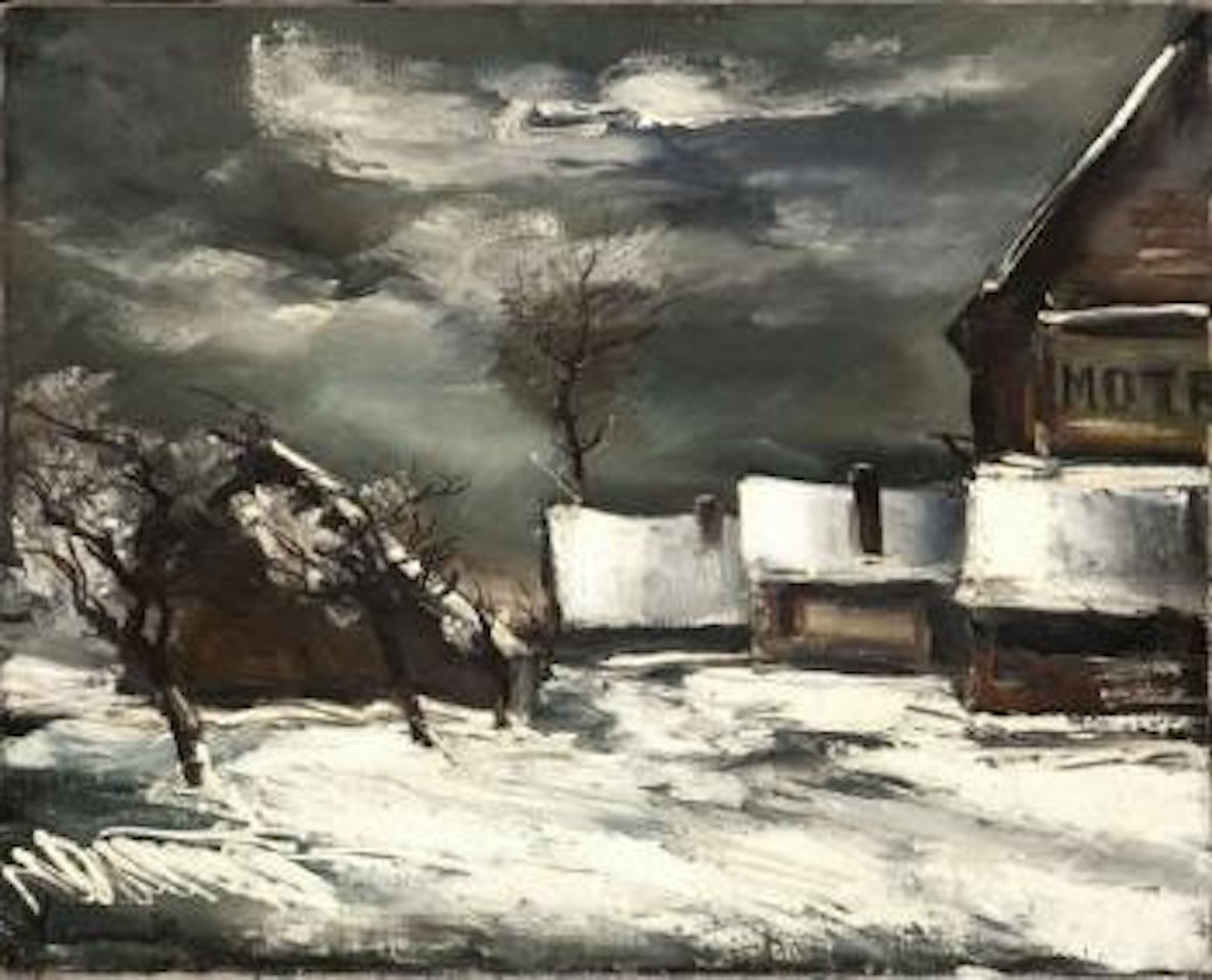 Le village en hiver by Maurice de Vlaminck