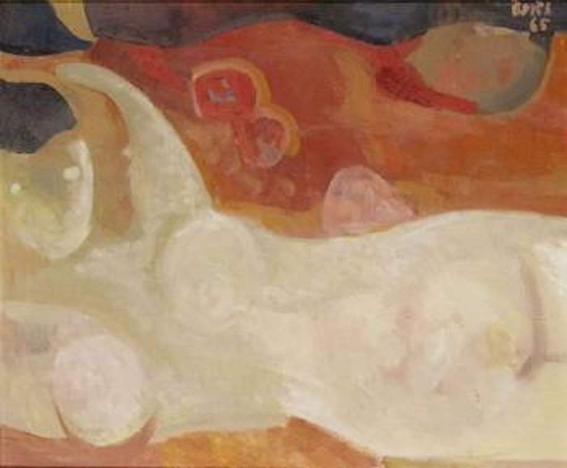 Modèle nu et allongé by Francisco Bores