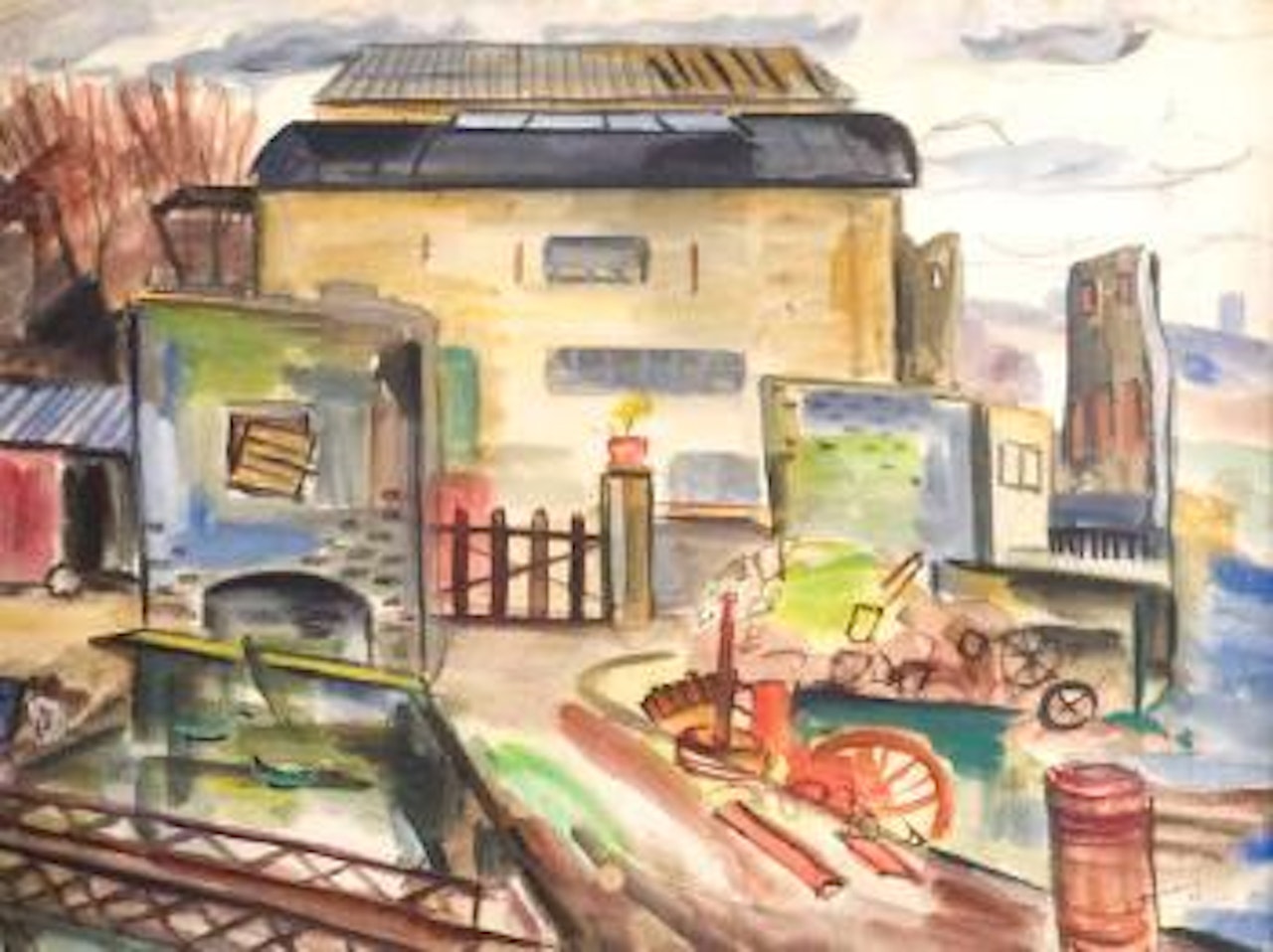 The barn by Norah McGuinness