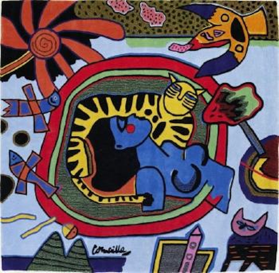 Le chat roi by Corneille