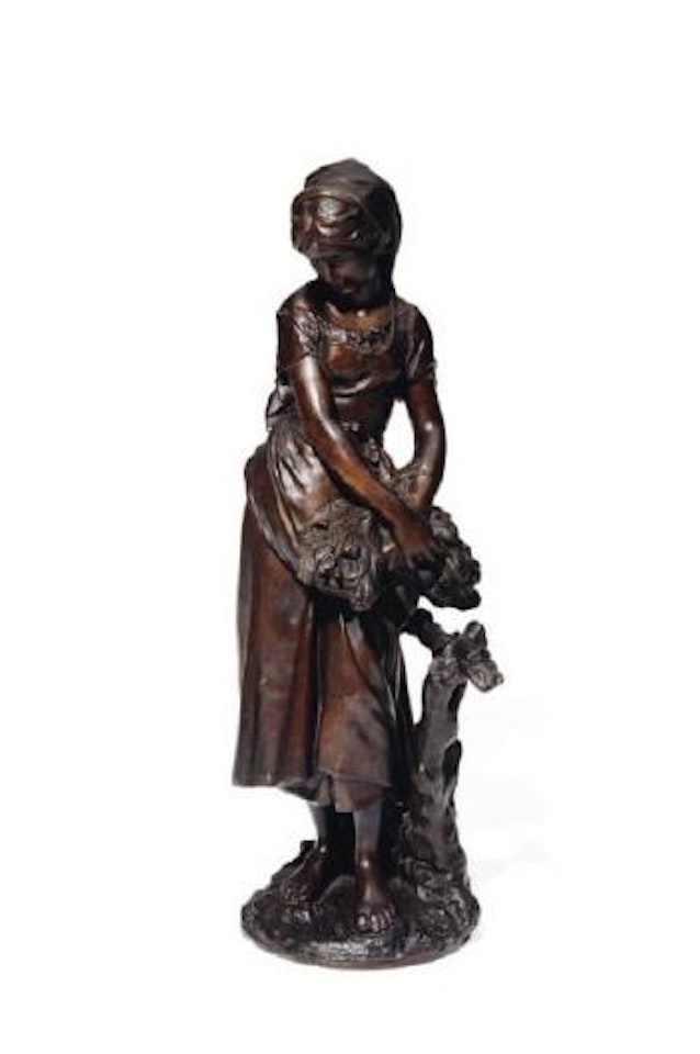 Jeune fille au fagot by Mathurin Moreau