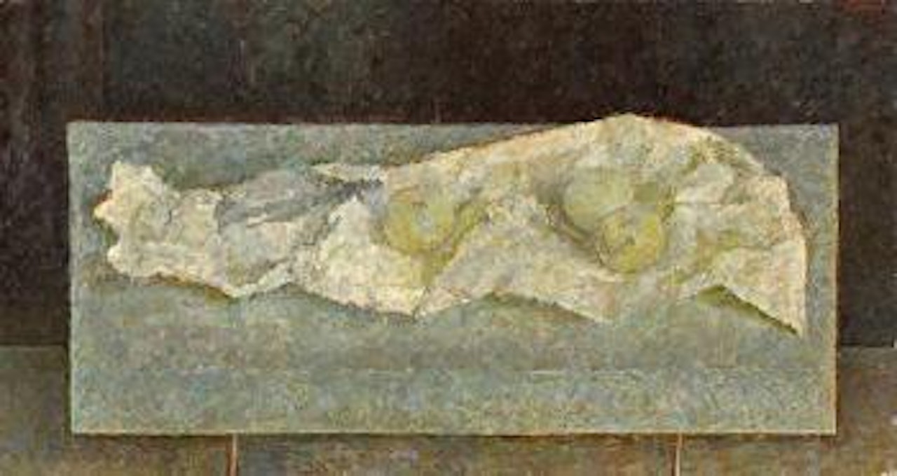 Still life with green apples by Vladimir Weisberg