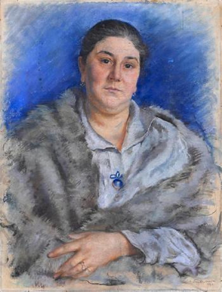 Portrait of Ekaterina Pavlovna Kamenskaya by Zinaida Serebriakova