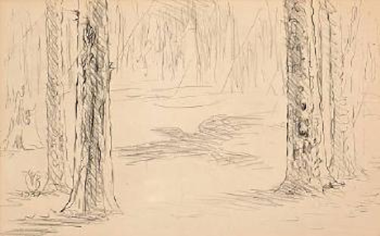 Bird shadow in spring by Charles Burchfield