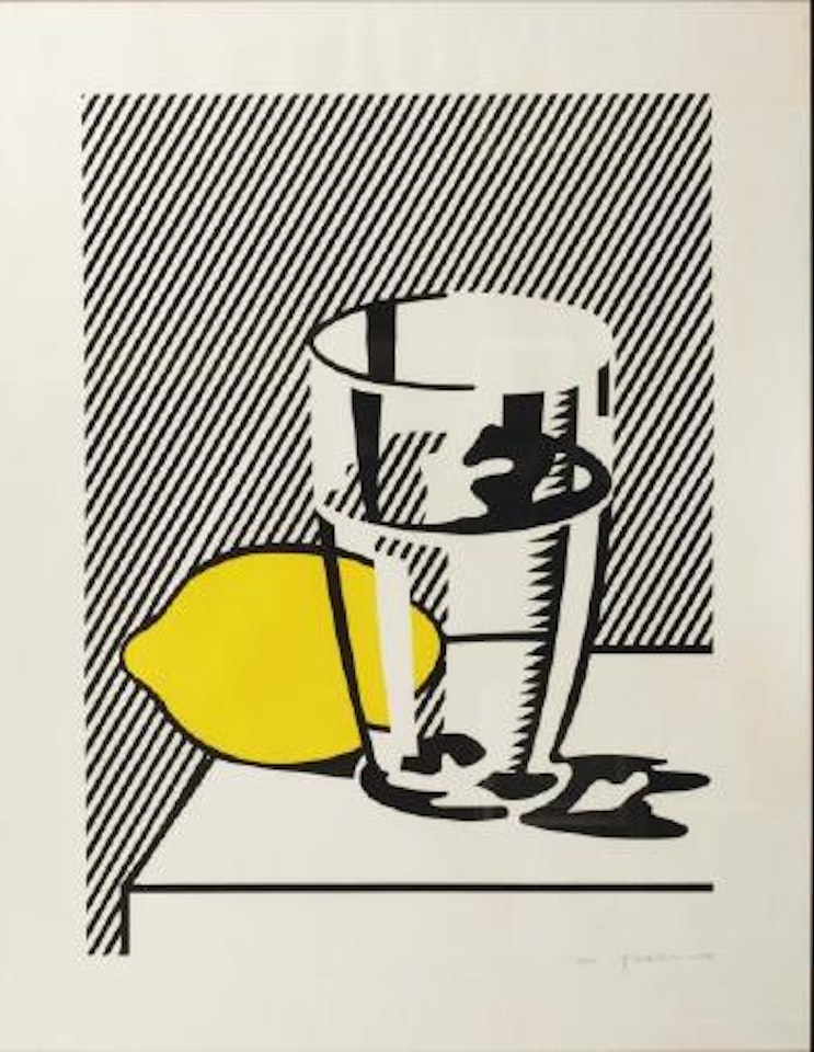 Before the mirror (From the mirrors on the mind) by Roy Lichtenstein
