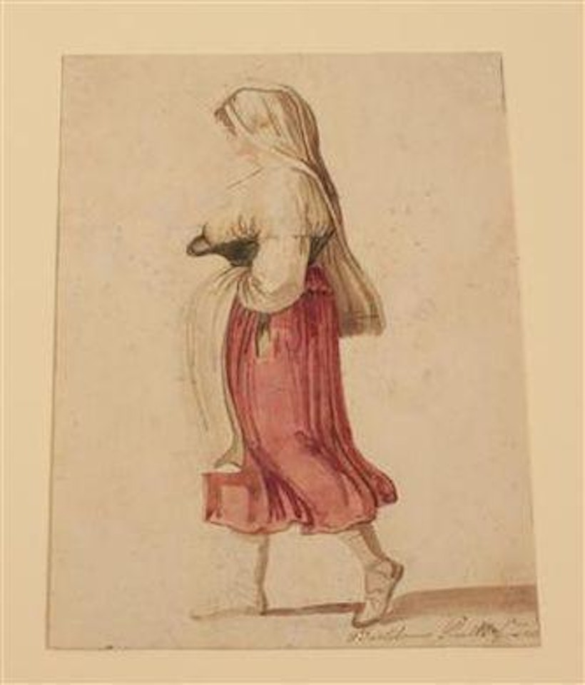 An Italian woman by Bartolomeo Pinelli
