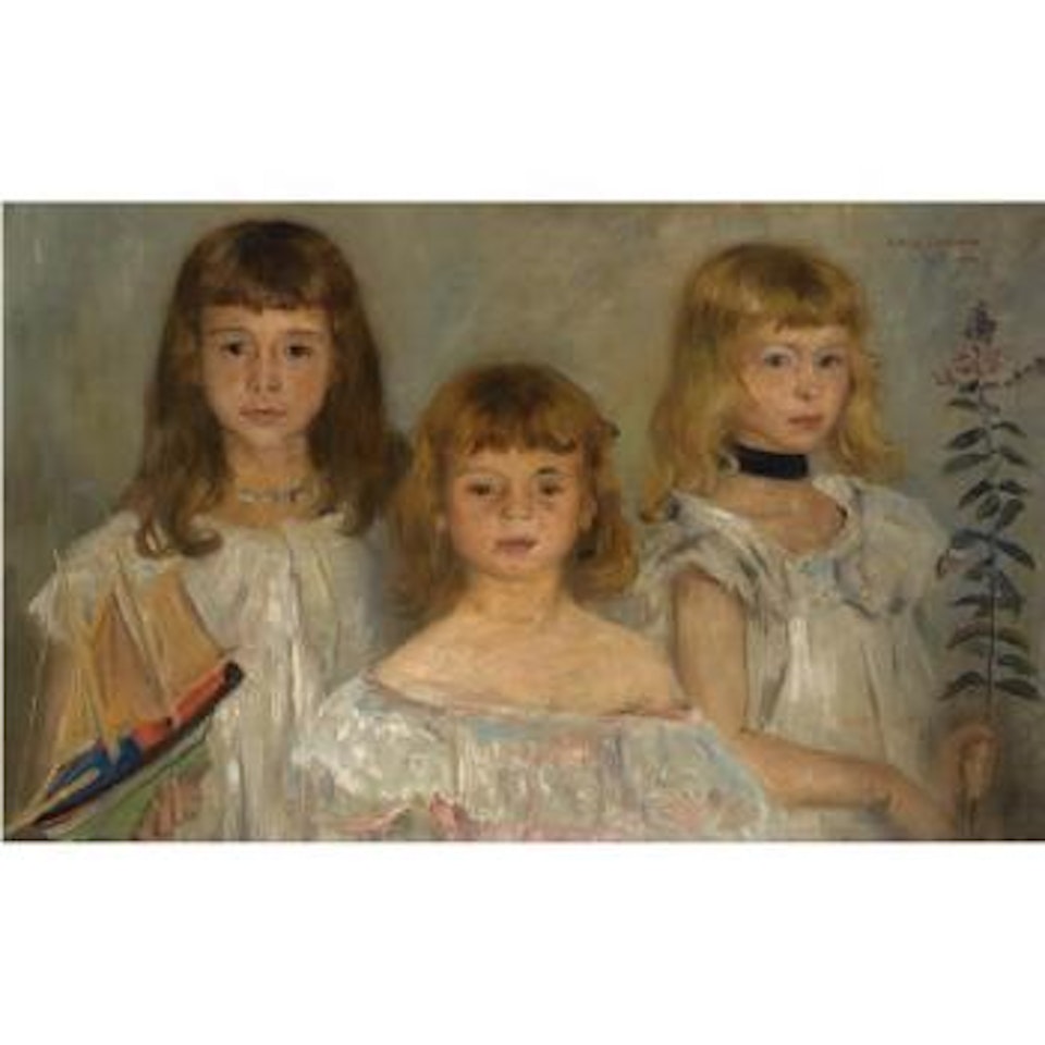 Drei Kleine Mädchen (Three Girls) by Lovis Corinth